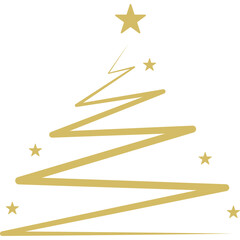 Gold Christmas Tree