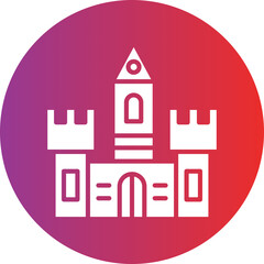 Fototapeta premium Kigndom icon style