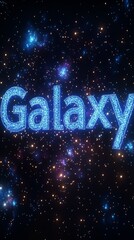 Obraz premium Luminous Galaxy Amidst Starry Night Sky Celestial Beauty and Creativity