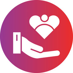 Patients Care icon style