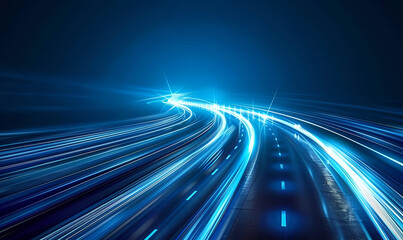 Obraz premium abstract light trails