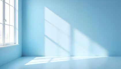 Obraz premium shadows from a large window-crossin