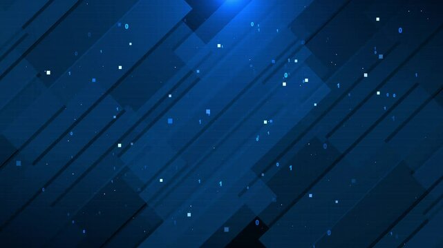 Lines flow down. Blue stream striped, curve lines background. Futuristic perspective grid digital cyberspace. Flow of wavy binary code. Network connection structure. cyberspace. Data flow texture 3S