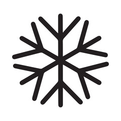 Black and White Snowflake Illustration: A simple yet intricate depiction of the geometric symmetry found in snowflakes, ideal for winter-themed designs or creative projects focused on nature’s beauty