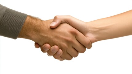 Professional Handshake After Interview in Soft Lighting