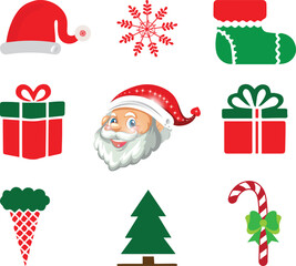 Christmas design elements, vector set