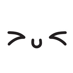 Cute black and white emoji expression illustration featuring a variety of playful and expressive faces, perfect for adding character and emotion to digital designs, communication, or art projects