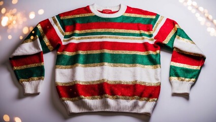 sweater Christman New Year isolated on white background