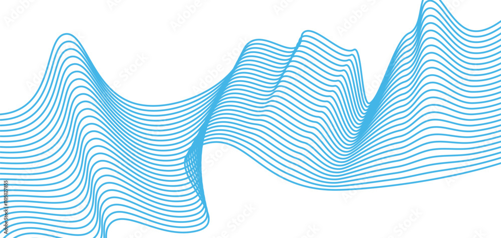 Poster dynamic line texture for graphic design.futuristic abstract background flowing lines. modern backgro