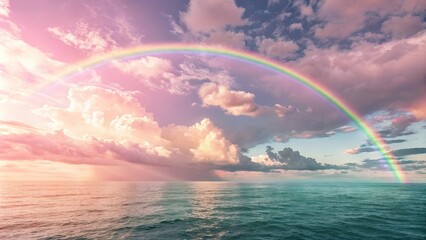 soft and pastel colors blend into each other in a beautiful rainbow gradient, colors, rainbow, pastel