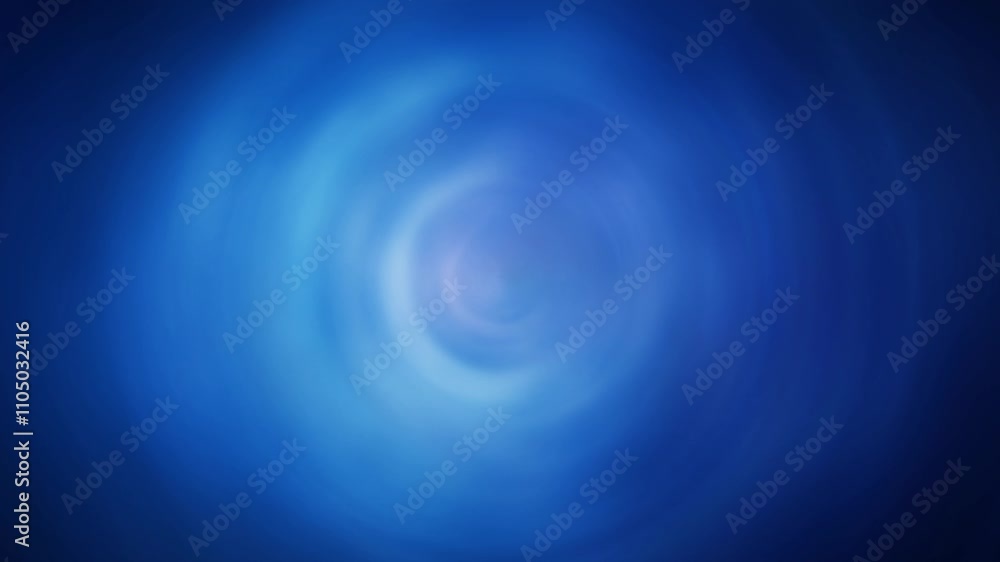 Poster abstract whirlpool in blue with dynamic radial blur and gradient design - vibrant energy, swirling l