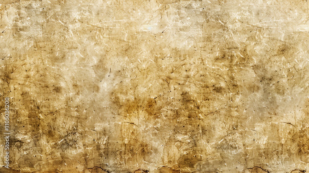 Poster a textured background with a mottled tan and brown color scheme.