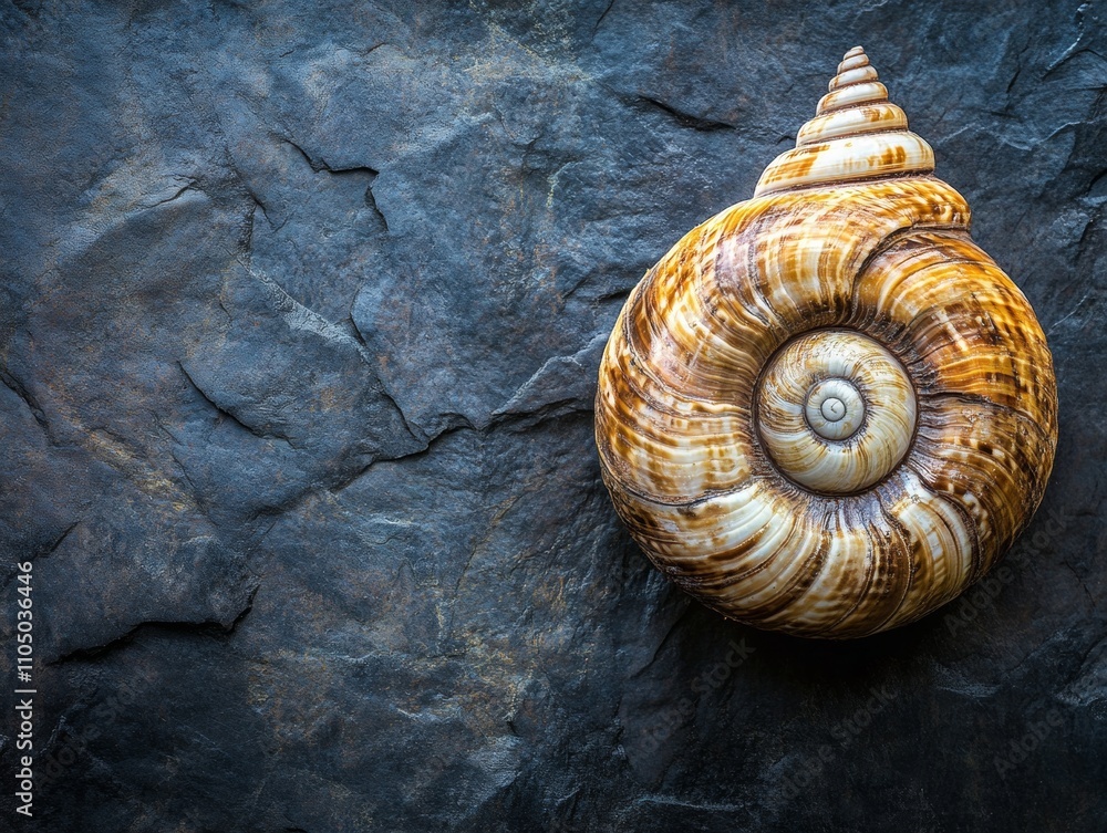Aufkleber fibonacci day natural symmetry and mathematical patterns in a spiral shell