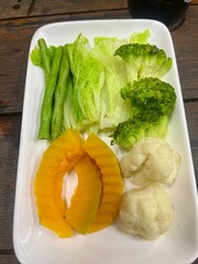 cauliflower and broccoli