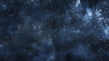 Obraz premium A starry night sky with a faint, swirling galaxy in the background.