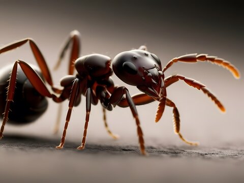 a close up of a antz