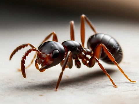 a close up of a antz
