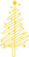 Gold Christmas Tree