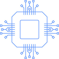Tech Futuristic Chip