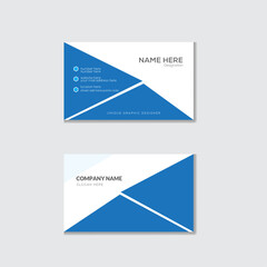Creative and  simple modern Clean Business Card Template Design