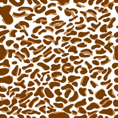 Abstract brown animal skin Leopard, Cheetah, Jaguar print pattern.
