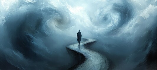 Fototapeta premium The Lonely Bridge, Schizotypal Personality Disorder