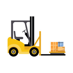Forklift Vector Illustration