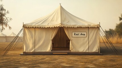 Rest Area Tent for Pilgrims during Hajj