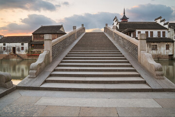 Obraz premium Close up of Ancient Bridges in Suzhou Ancient Town, Jiangsu Province, China