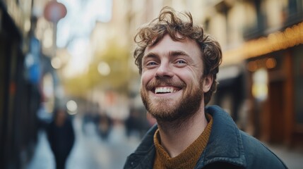 The Smiling Man in Streets