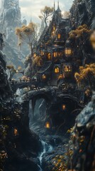 Enchanted Mountain Village: A Fairytale Haven