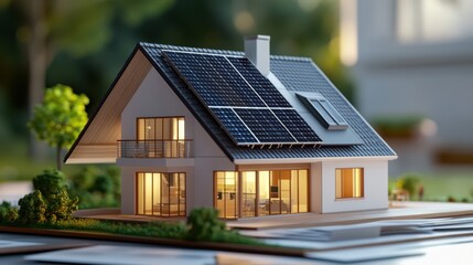The Modern Solar-Powered House