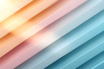 Obraz premium Pastel Colored Curved Background with Smooth Lines and Gradients for Elegant and Modern Design Projects