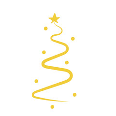 Gold Christmas Tree