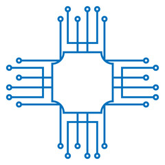 Tech Futuristic Chip