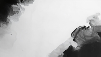 a picture of ink falling on a white paper background
