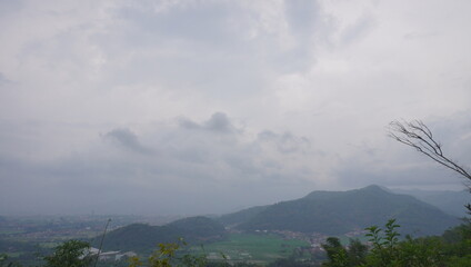 fog in the mountains
