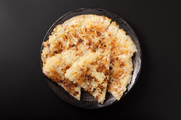 玉ねぎとチーズのチヂミ