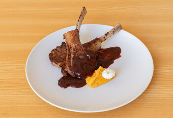 costillas a la BBQ