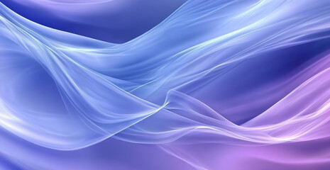 Fototapeta premium Abstract blue and purple background with smooth, wavy lines.