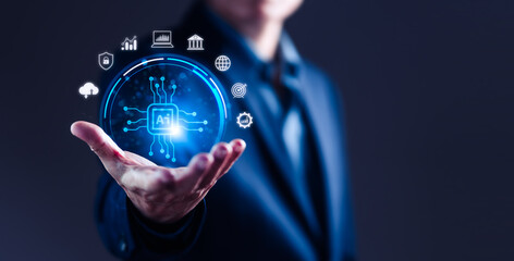 Business Showcasing AI Technology for Market Analysis and Automation