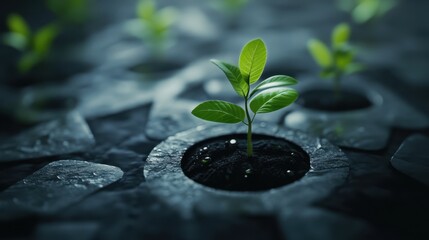 The Growing Plant in Soil
