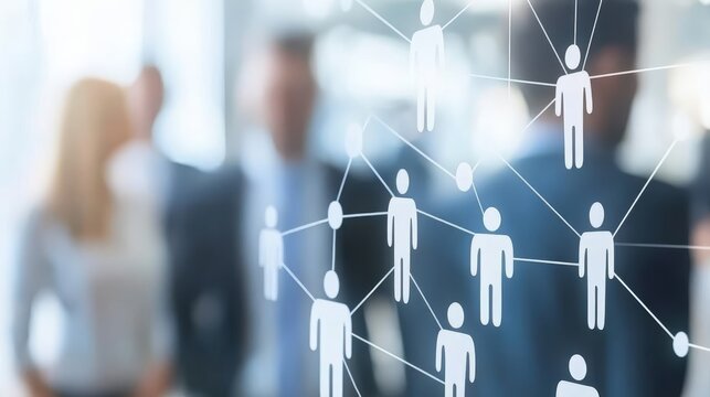 Global Network  Teamwork  Business People Connection