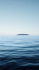 Fototapeta premium Solitude Island: A Serene Seascape