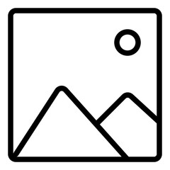 Image Icon in Line Style