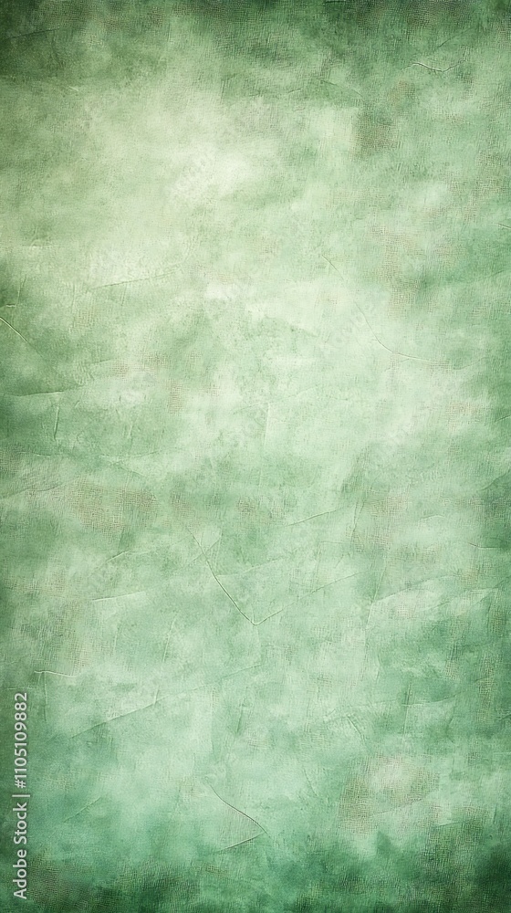 Aufkleber soft muted jade green abstract textured grunge background with a hazy atmospheric and moody ambiance