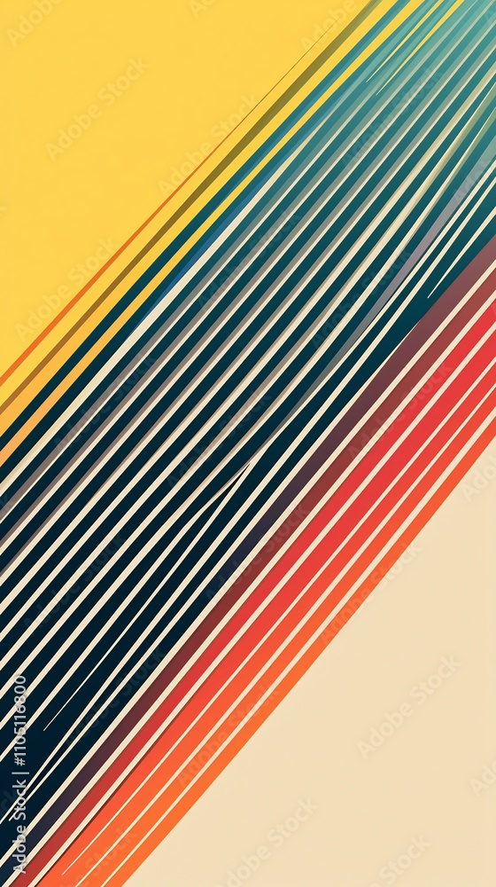 Poster vibrant diagonal gradient striped abstract background with modern minimal and colorful design suitab