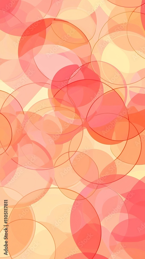 Poster captivating geometric shapes in vibrant gradient overlapping patterns a visually engaging abstract b
