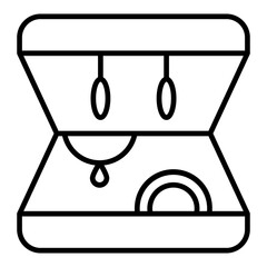 Jewelry Box line icon