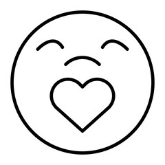 Kiss from a Child line icon